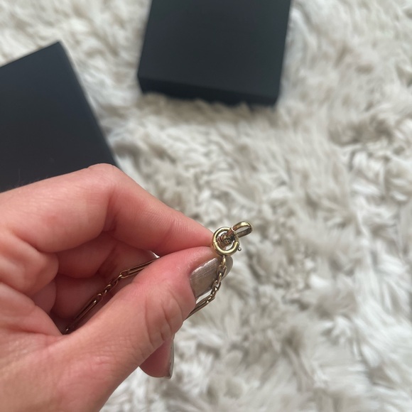 Antique Edwardian 14k yellow gold watch chain 14 inches - Picture 5 of 10